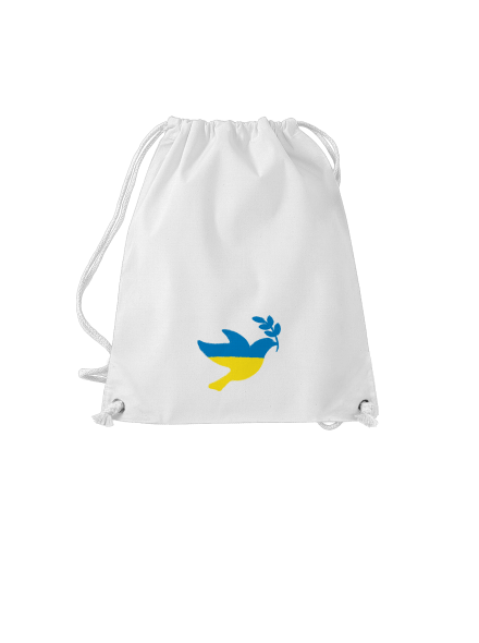 Ukrajina - Holubice obrys vak White
