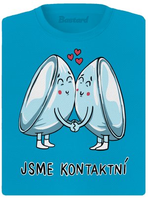 Kontaktní čočky dámské sportovní tričko Blue Atol