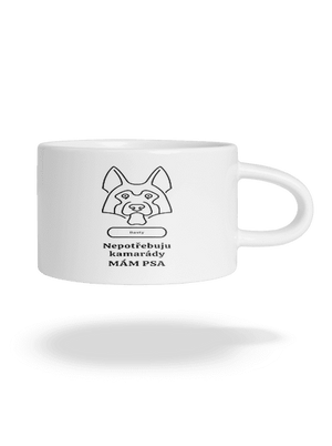 Nemůžu, mám psa hrnek makronka White
