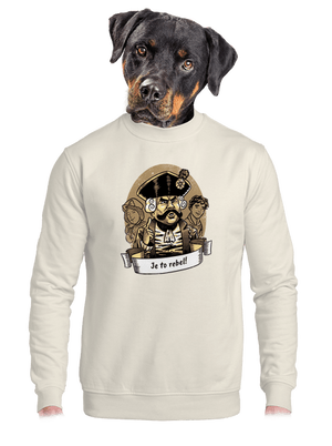 B14: S čerty nejsou žerty unisex mikina bez kapuce Off White