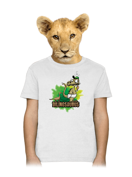 Dilinosaurus dětské tričko White