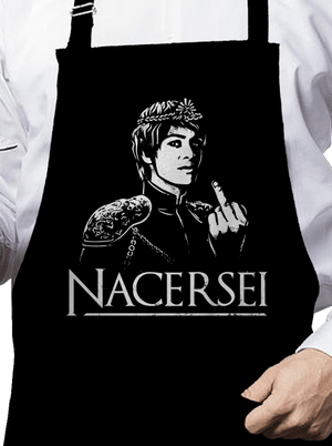 Nacersei zástěra Black