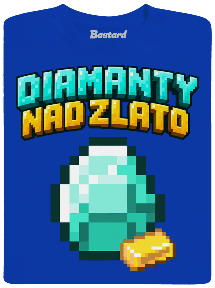 Diamanty nad zlato dětské tričko Royal Blue
