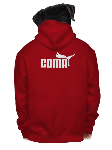 Coma pánská mikina na zip Red