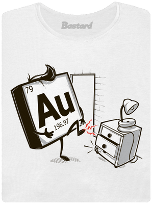 Au dámské tričko s lemem White