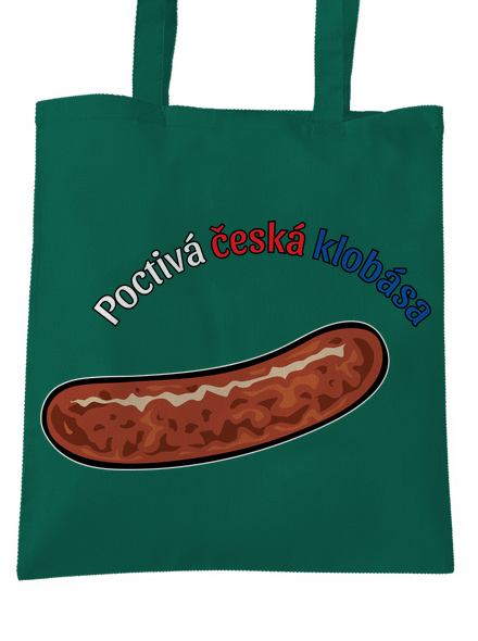 Poctivá buchta a klobása taška Bottle Green WM