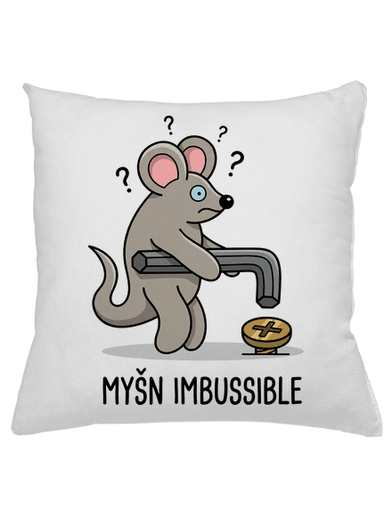 Myšn Imbussible polštář White