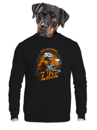 unisex mikina bez kapuce