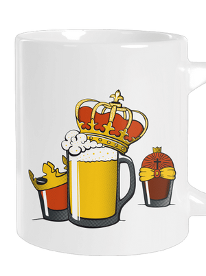 Tři králové velký hrnek White