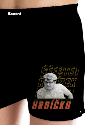 B18: Kluk s řetízkem pánské trenky Black