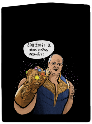 Prymulos pánská mikina na zip Black