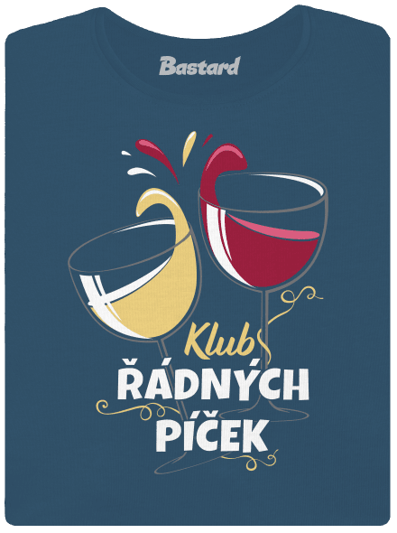 Klub řádných píček dámské tričko premium Petrol Blue