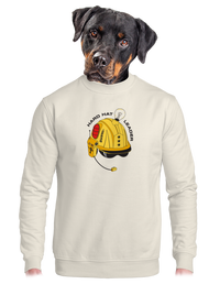 unisex mikina bez kapuce