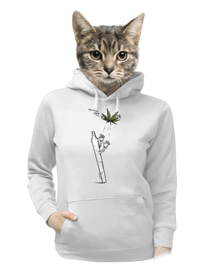 Joint a syn dámská mikina klokanka White