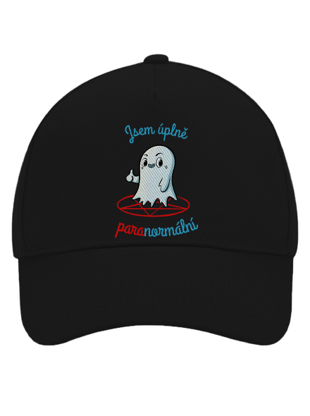 Jsem paranormální kšiltovka baseballka Black