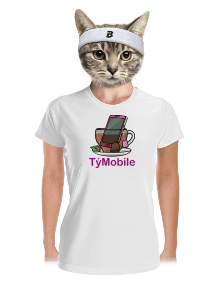 TýMobile dámské sportovní tričko White