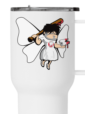 Zoubková víla termohrnek White