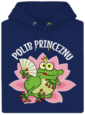 Polib princeznu a prince unisex mikina premium Navy