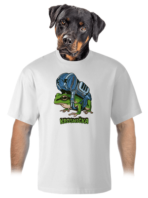 Krosnička unisex tričko oversized White