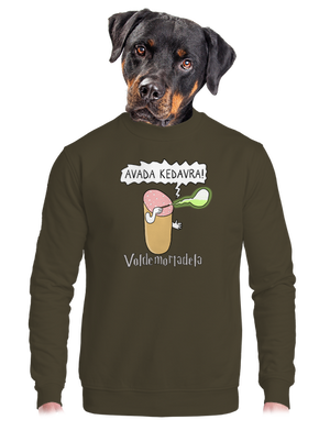 unisex mikina bez kapuce