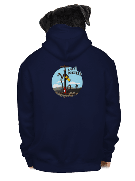 Klidně píchej pánská mikina na zip Navy