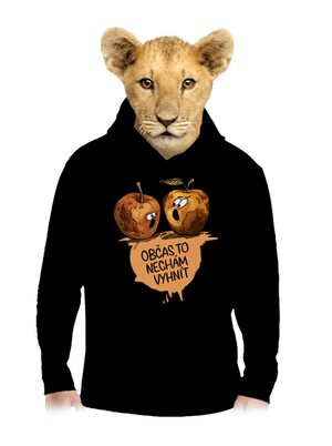 Občas to nechám vyhnít dětská mikina klokanka Black