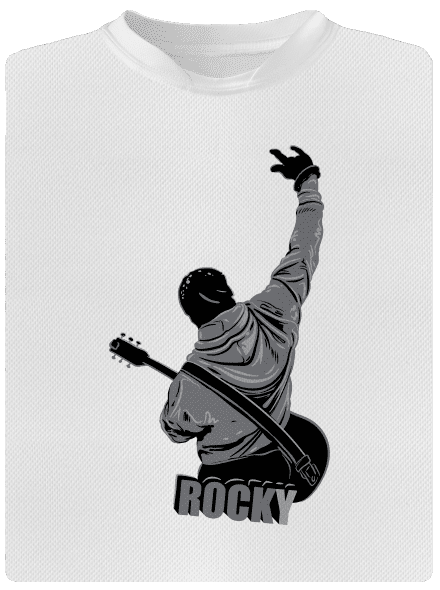 Rocky pánské sportovní tričko White