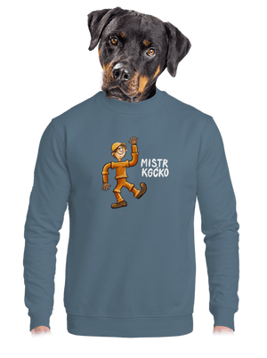 unisex mikina bez kapuce