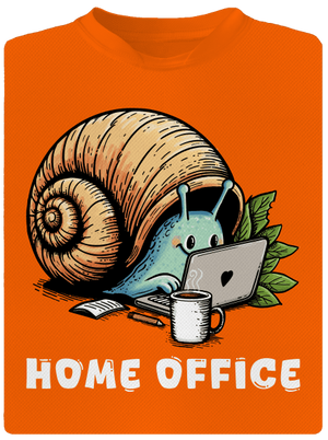 Šnekův home office pánské sportovní tričko Neon Orange