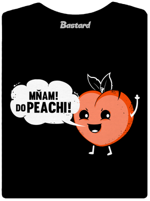 Mňam do peachi dámské tričko premium Black