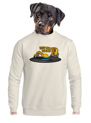 unisex mikina bez kapuce