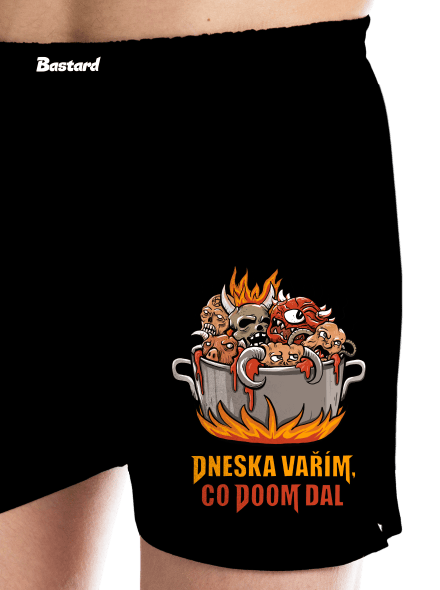 Co Doom dal pánské trenky Black