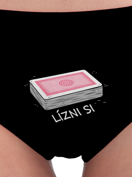 Lízni si dámské kalhotky Black