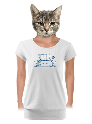 dámské tričko s lemem