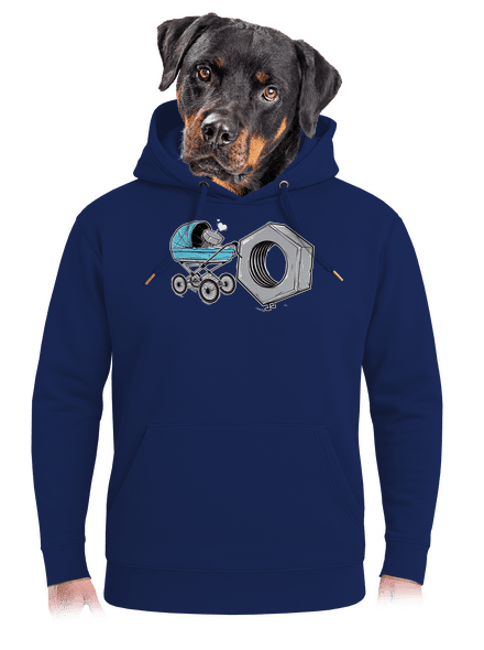 Správná matka unisex mikina premium Navy
