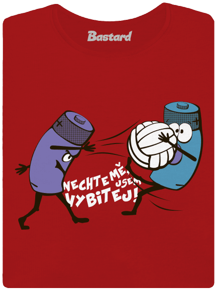 Vybitej dámské tričko premium Red Mal