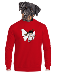 unisex mikina bez kapuce