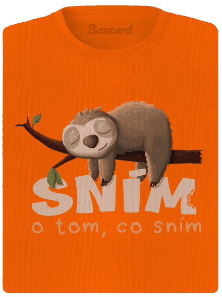 Sním o tom, co sním dámské sportovní tričko Neon Orange