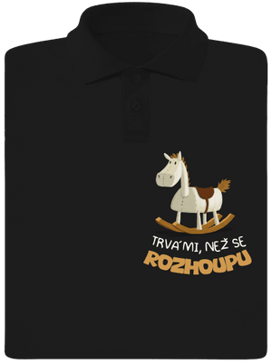 Než se rozhoupu pánská polokošile Black