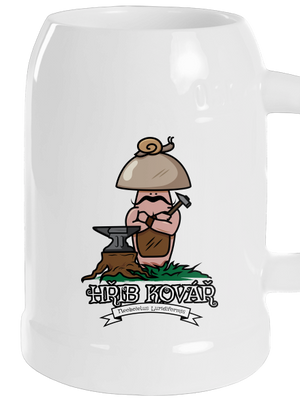 Hřib kovář půllitr White