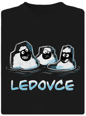 Ledovce dětské sportovní tričko Black