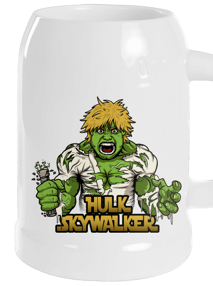 Hulk Skywalker půllitr White