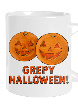 Grepy Halloween velký hrnek White