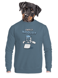 unisex mikina bez kapuce