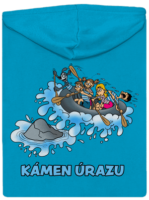 Kámen úrazu dámská mikina na zip Blue Atol