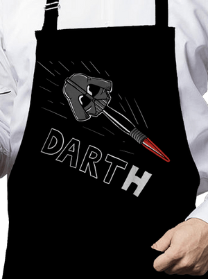 Dart(h) zástěra Black