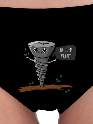 Já jsem Vruut dámské kalhotky Black