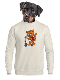 unisex mikina bez kapuce