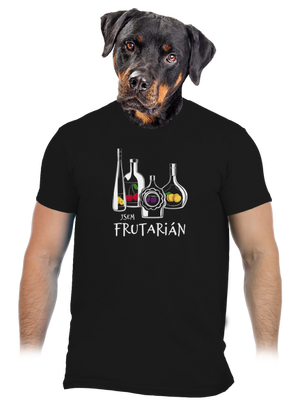 Frutarián pánské tričko Black