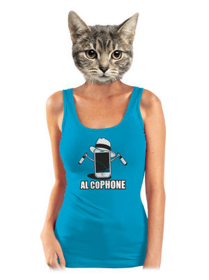 Al Cophone dámské tílko klasické Blue Atol